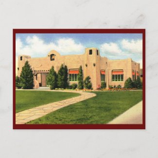 Public Library, Albuquerque, NM Vintage postcard