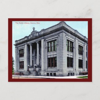 Public Library, Canton, Ohio Vintage postcard