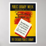 Public Library Chicago 1940 WPA Posters