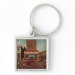 Public Lottery at Loggetta, the Piazza San Keychain