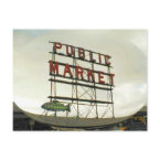 Public Market in Seattle, WA postcard
