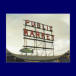 Public Market in Seattle, WA postcards