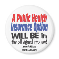 Public Option Magnet by affirmationshirts Public Option Magnet