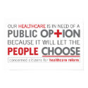 Public Option People Choose posters by millionwattsofj Public Option People Choose posters