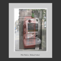 Public Telephone - Edinburgh Scotland posters