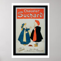 Publicidad de poster "chocolate de Suchard" (color