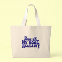 Publish My Book Blue Style bags
