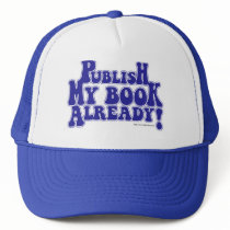 Publish My Book Blue Style hats