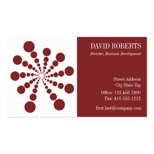 Publishing Business Card (front side)