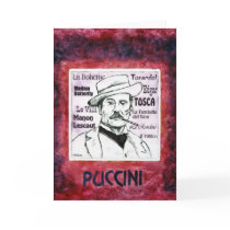 PUCCINI greetings card