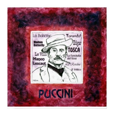 PUCCINI print by paulhelm