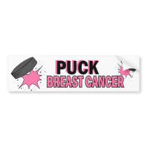 PUCK Breast Cancer 1 bumper stickers