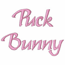 Puck Bunny Embroidered Hoodie embroidered shirts by Hockey_crazee Puck Bunny Embroidered Hoodie embroidered shirts