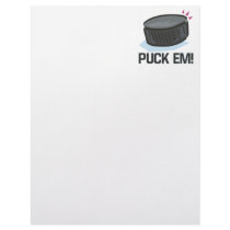 Puck Em Letterhead Design