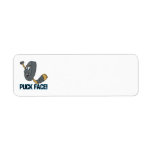 Puck Face Return Address Labels