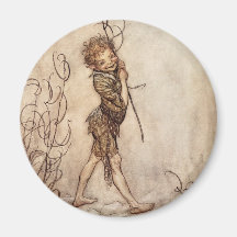 Puck Refrigerator Magnet