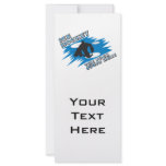 puck stops here ice hockey design customized rack card
