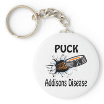 Puck The Causes Addisons Disease Keychain
