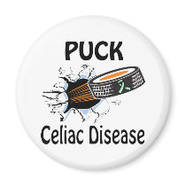 Puck The Causes Celiac Disease Magnet by causeican Puck The Causes Celiac Disease Magnet
