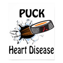 Puck The Causes Heart Disease Poster posters by causeican Puck The Causes Heart Disease Poster posters