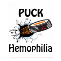 Puck The Causes Hemophilia Poster posters by causeican Puck The Causes Hemophilia Poster posters