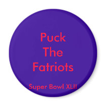 Puck The Fatriots Magnet