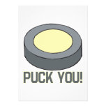 Puck You Personalized Invite