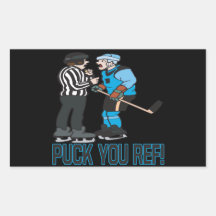 Puck You Ref Sticker
