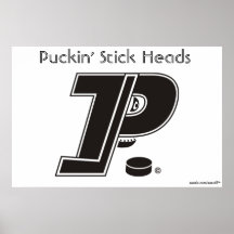 Puckin' Stick Heads Posters