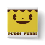 PUDDI Face PUDDI Pinback Button