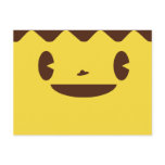 puddi puddi face postcard