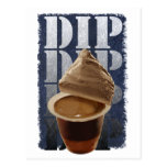 Pudding cup postcard postcards