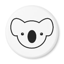 Pudding the Koala Refrigerator Magnet