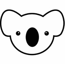 Pudding the Koala Photosculpture Keychain Photo Cut Outs