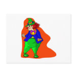 Pudgy Clown Postcard