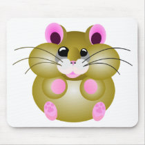 Pudgy Hamster Mouse Pad