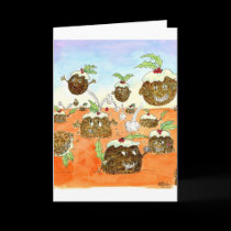 Puds:  Christmas cards