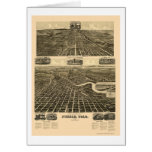 Pueblo, CO Panoramic Map - 1890  Cards