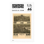 Pueblo, CO Panoramic Map - 1890  Stamps