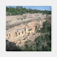 Pueblo Indian cliff dwellings Magnets