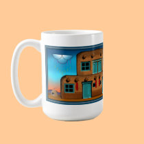 Pueblo Rain mugs
