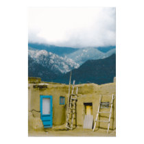 Pueblo Taos & Mountains posters