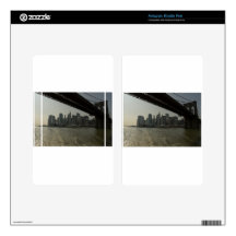 Puente de Brooklyn en barco Kindle Fire Pegatina Skin