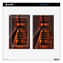 Puente de Brooklyn en la puesta del sol Kindle Fire Pegatina Skin
