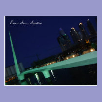 Puente de la Mujer, Buenos Aires, Argentina postcards