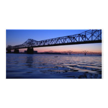 Puente Photocard de Kennedy Tarjeta Fotografica Personalizada