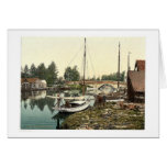 Puente, Wroxham, Inglaterra Photochrom raro Tarjetas