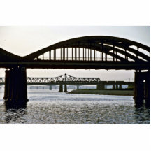 Puentes a través del río Han Esculturas Fotográficas