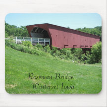 Puentes del condado de Madison Winterset, Iowa Tapete De Ratón