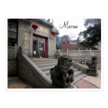 puerta de A-ma Temple Tarjetas Postales